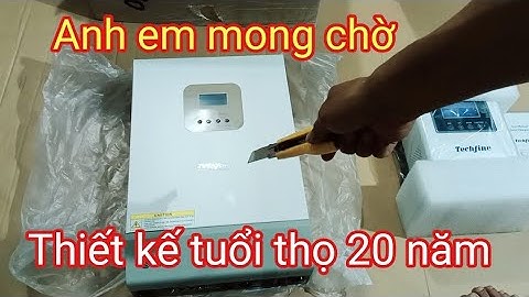 🇻🇳 Biến tần Techfine 3kw, chạy trực tiếp tấm pin mặt trời, không cần ắc quy - Shop Solar