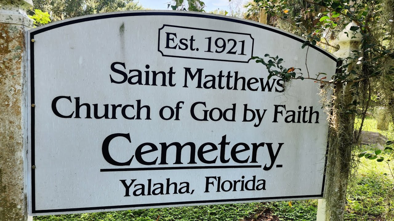 Saint Matthews Church of God by Faith Cemetery, Yalaha, Lake County, Fl