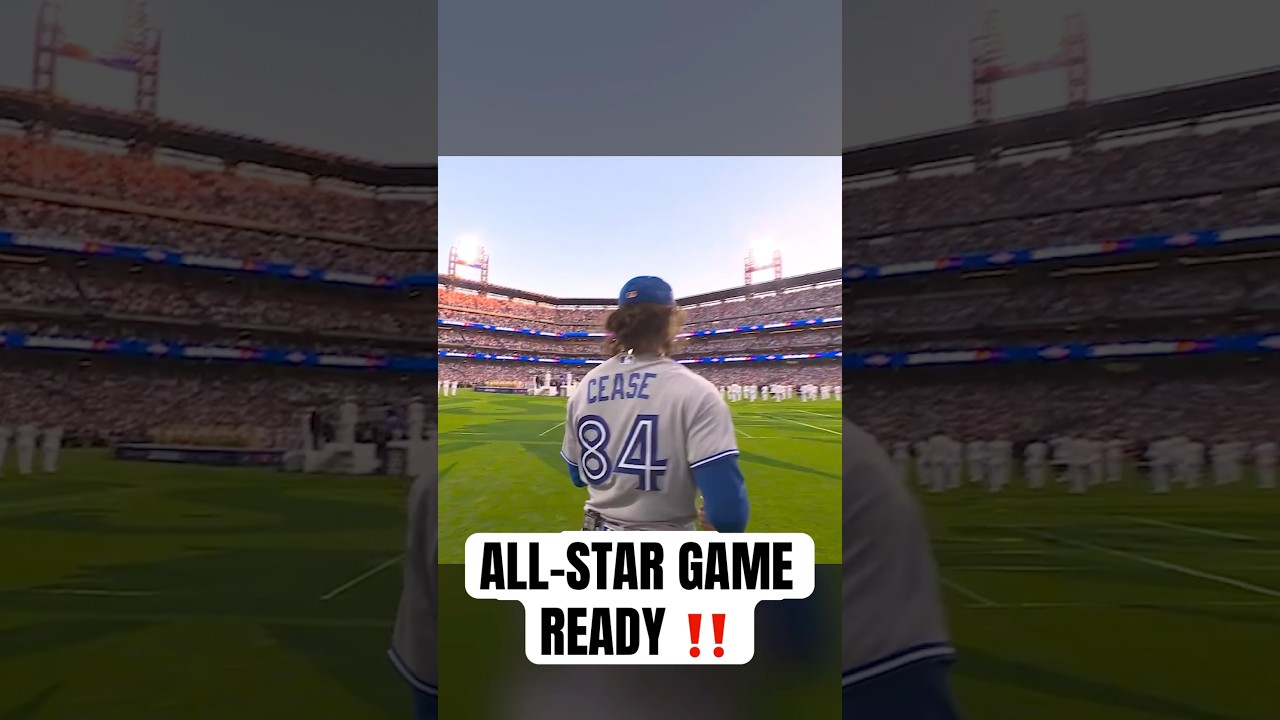 Louis Varland, John Schneider, Ernie Clement and Dylan Cease are All-Star Game ready 😤 #BlueJays