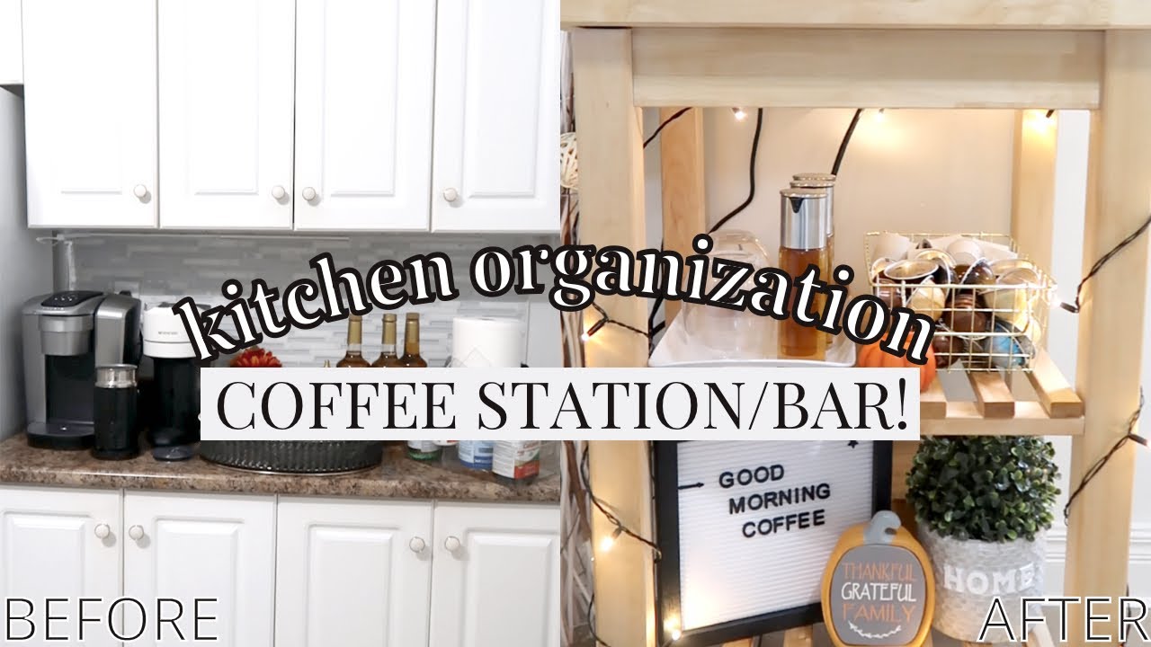 DIY COFFEE BAR, DIY COFFEE STATION ON A BUDGET ON A BUDGET