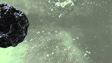 SpaceEngineers Asteroid Debris Cloud