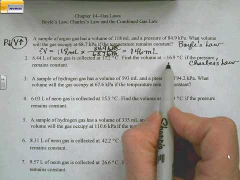 Boyle's Law, Charles's Law  and Combined Gas Law  ...