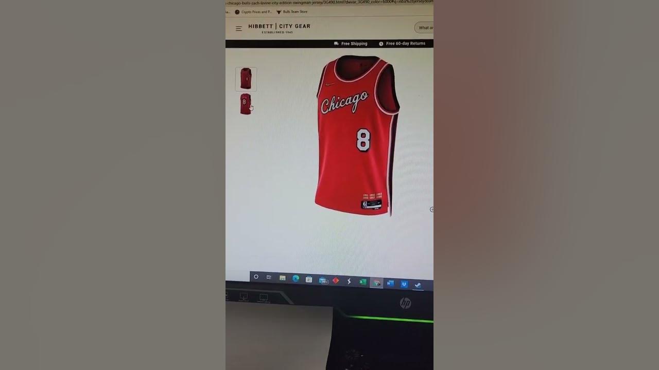 Zach Lavine Chicago Bulls 2021-22 City edition Jersey Authentic Nike