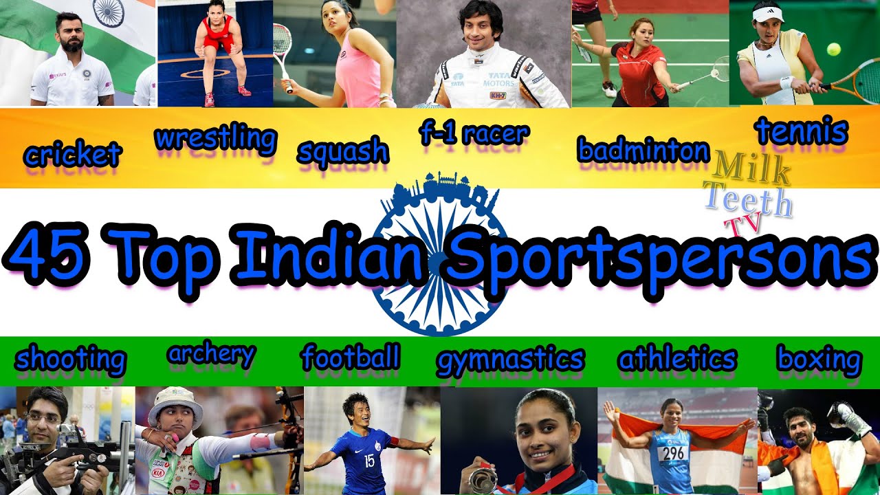 45 Top Famous Indian Sportspersons Names and Pictures // General