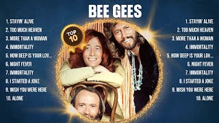 Bee Gees Top Of The Music Hits 2024 - Most Popular Hits Playlist