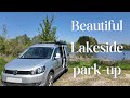 Cotswold water park in my VW Caddy Maxi Micro camper