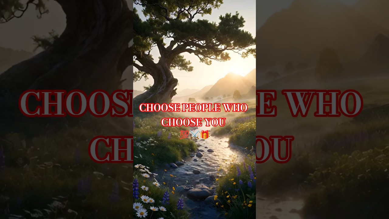 Stay Close to People Who Truly Care About You 🌱 Choose Real Love #motivation #lifelessons #shorts