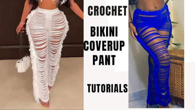 SIMPLE crochet mesh pant tutorials