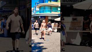 Bondi Beach Vibes 🌊 | Sydney Summer Walk 🇦🇺 #BondiBeach #Shorts