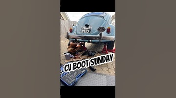 CV Boot replacement for Classic VW Beetle #vwbeetle #cvboot #classicbeetle #1961 #1961beetle #beetle