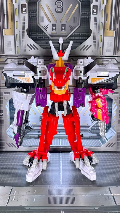 Plesio Charge Tri-Rex MegazordDid I name it correctly? #powerrangers #powerrangerstoys #megazord