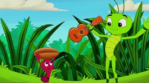 The Ant & The Grasshopper - Bedtime Stories I English Cartoon For Kids | Fairy Tales In English