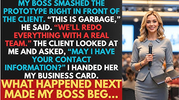 De CTO vernietigde mijn prototype voor de ogen van 205 buitenlandse klanten. Daarna vroeg de klan...