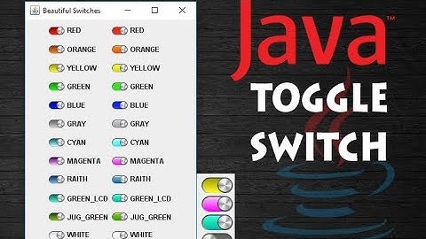How to: Beautiful Toggle Switch Button UI in Java