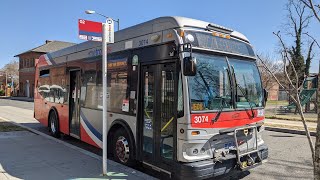 WMATA Metrobus 2012 Orion VII EPA10 BRT-HEV #3074 on Route G2