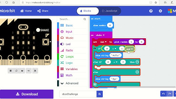 MicroBit Magic 8 ball 2