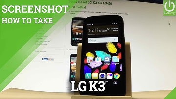 Screenshot in LG K3 4G LS450 - Capture Screen / Edit / Share