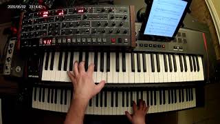 Video thumbnail of "Guide Vocal by Genesis - Tony Banks keyboard cover and tutorial"