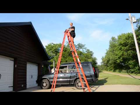 Video: Kokio aukščio yra 12 laiptelių kopėčios?