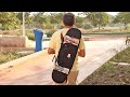 Mochila para skate monark supply color negro