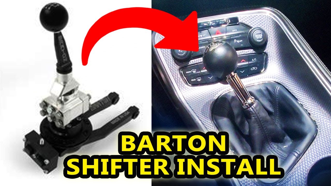 HOW TO INSTALL A HELLCAT BARTON SHORT THROW SHIFTER. COMPLETE INSTALL