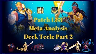 DUELYST Patch 1.88 Meta Analysis Deck Tech w/ TM25MD [Part 2]: Tempo Lyonar Immolates the Meta!