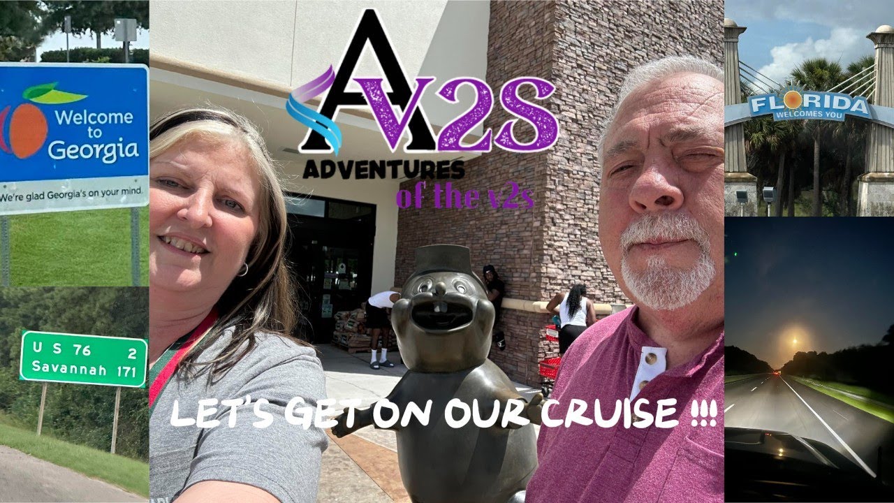 ROAD Trip To Our CRUISE | FLORIDA Adventures
