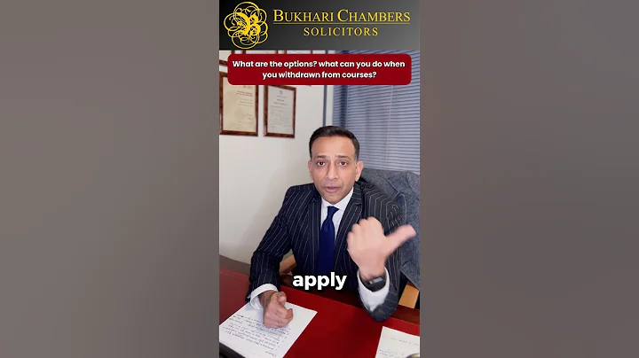 What are the options what can you do when you withdrawn from courses #shorts #ukstudentvisa #lawyer