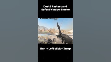Dust2 Fastest and Safest Window Smoke by: @kyeal17  #cs2 #csgo #cs2overpass #counterstrike