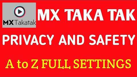🤩How To Make Mx Taka Tak Account Private💥 | mx taka tak private account kaise banaye