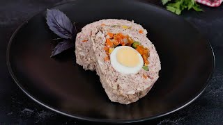 Мясной рулет с яйцами - Рецепты от Со Вкусом