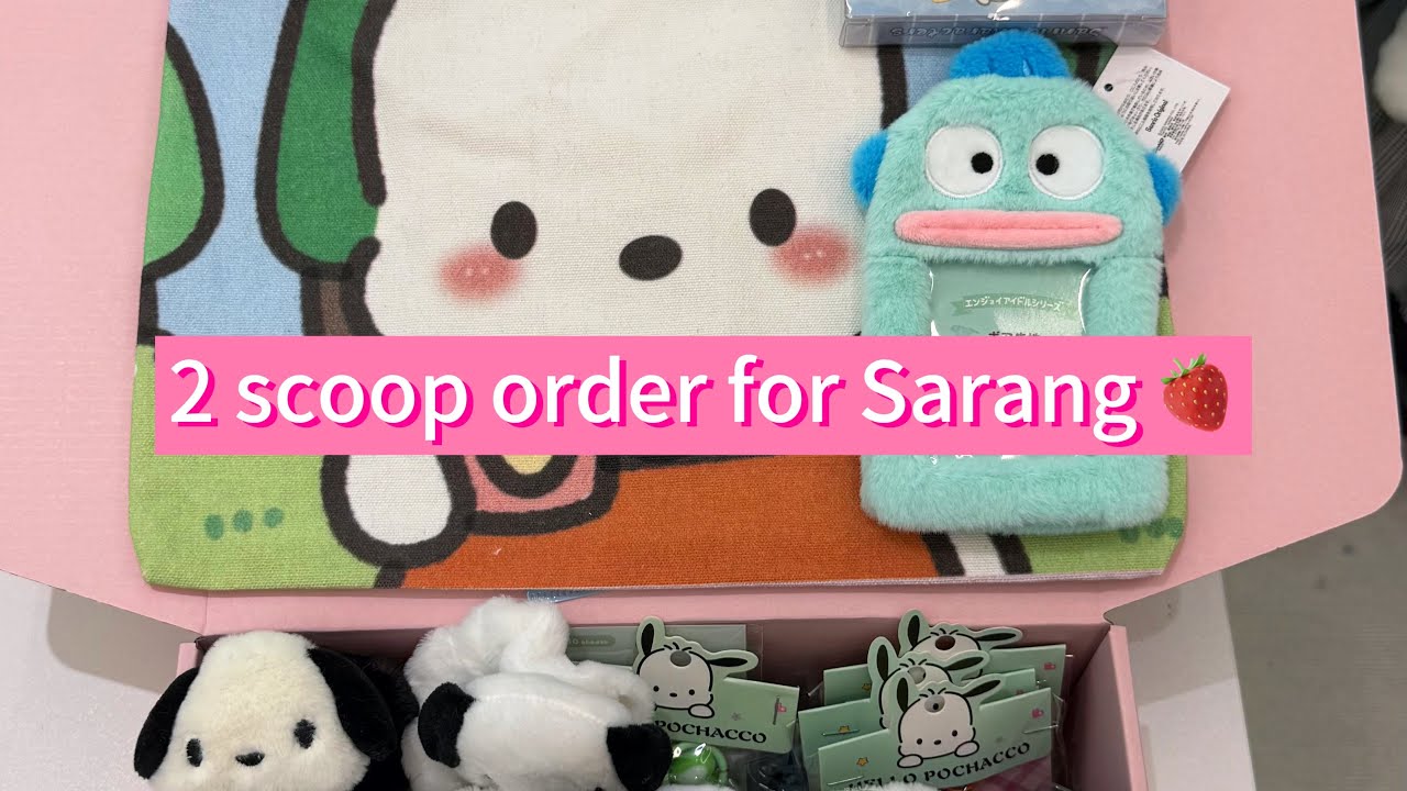 2 scoop order for Sarang 💗 #packingorders #luckyscoop #mysteryscoop #giftideas #sanrio 