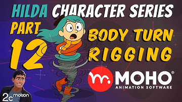 How to Rig a Body Turn in Moho | Hilda Character Series (Part 12)