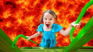 : Five Kids The Floor is Lava on the Playground + more Children's Songs and Videos