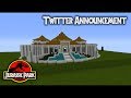 Jurassic Park Minecraft - Twitter Announcement!