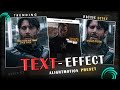 Fictic Style Text Effects In Alightmotion (+Preset) | Seven Ex