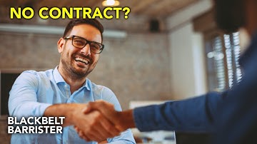 Can You Sue Without a Contract | Q&A Series | BlackBeltBarrister