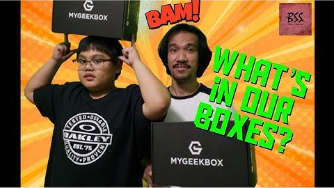 Unboxing our MY GEEK BOX lite issues 7 & 9