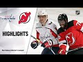 Capitals @ Devils 2/28/21 | NHL Highlights