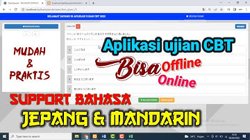 Aplikasi Ujian Offline/Online Support Bahasa Jepang dan Mandarin CBT 2022