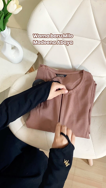 Warna terbaru jadi favoritku, order bisa di ​⁠@maslahaniqab #abaya #frenchkhimar #hijrah #cadar