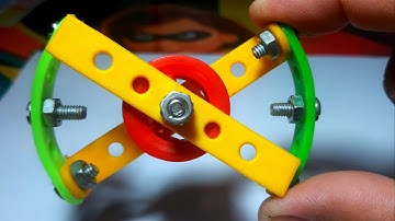 Cách lắp ráp con quay - Bằng bộ kĩ thuật lắp ráp , chơi vui, dễ làm