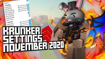 OP KRUNKER SETTINGS NOVEMBER 2020