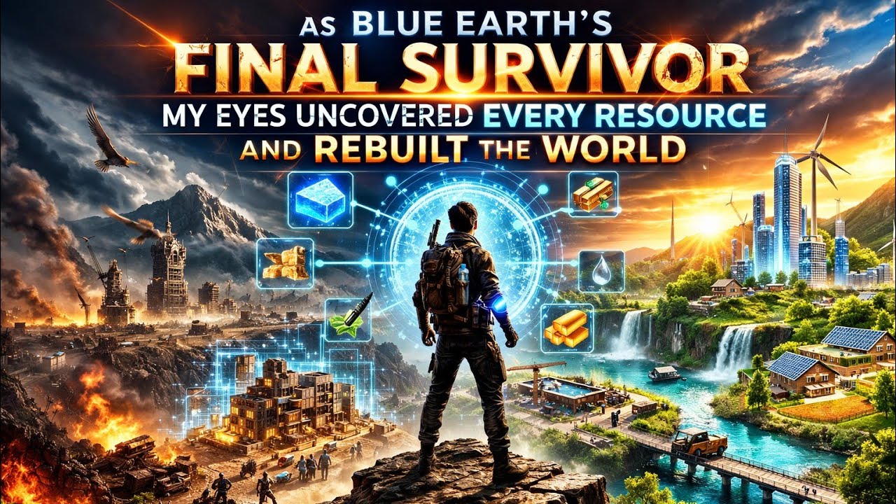 As Blue Earth’s Final Survivor, My Eyes Uncovered Every Resource and Rebuilt the World