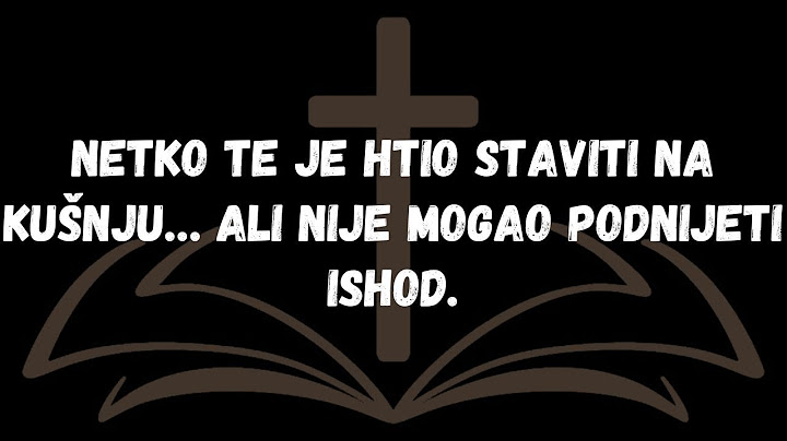 Netko te je htio staviti na kušnju… ali nije mogao podnijeti ishod