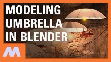 Modeling Umbrella in Blender 3D