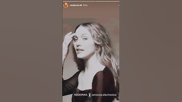 Thumbnail of Madonna's remix album "Veronica Electronica"'s gonna come out later in 2025