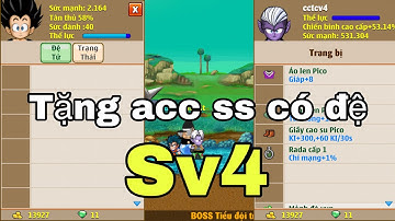 Ngọc rồng online - tặng acc ss có đệ