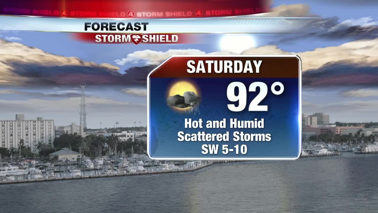 Storm Chances Continue This Weekend 8-19 - YouTube