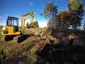 Komatsu PC45 ditch cleaning / czyszczenie rowu  #GrBaryłki#